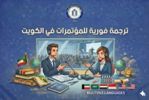 ترجمة فورية للؤتمرات في الكويت - درر المعاجم
