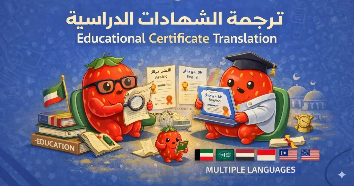 ترجمة الشهادات الدراسية