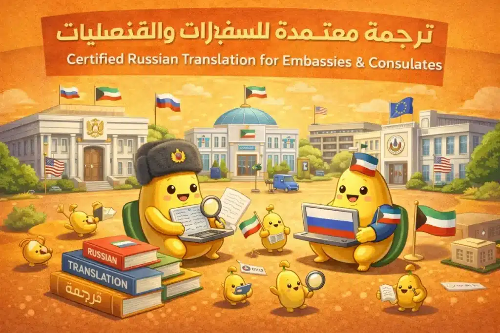 ترجمة روسي للقنصليات والسفارات